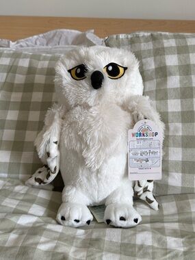 Build-A-Bear White and Yellow Hedwig Plush Owl